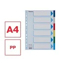 Następne zdjęcie produktu Plastikowe separatory kolorów Esselte, A4, Mix kolorów