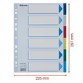 Następne zdjęcie produktu Plastikowe separatory kolorów Esselte, A4, Mix kolorów