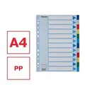 Następne zdjęcie produktu Plastikowe separatory kolorów Esselte, A4, Mix kolorów