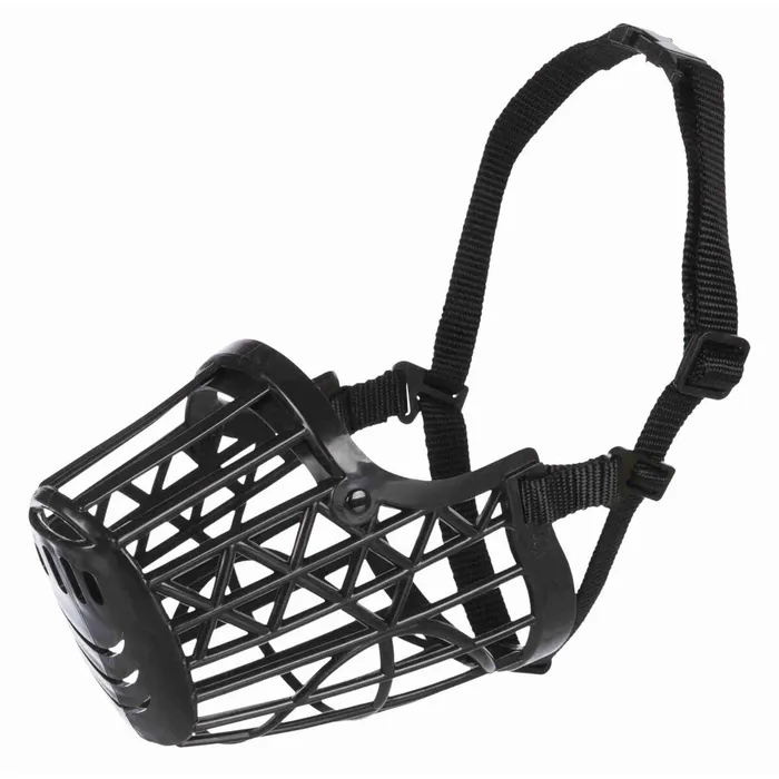 Główne zdjęcie produktu Plastový náhubek M 23,5 cm TRIXIE