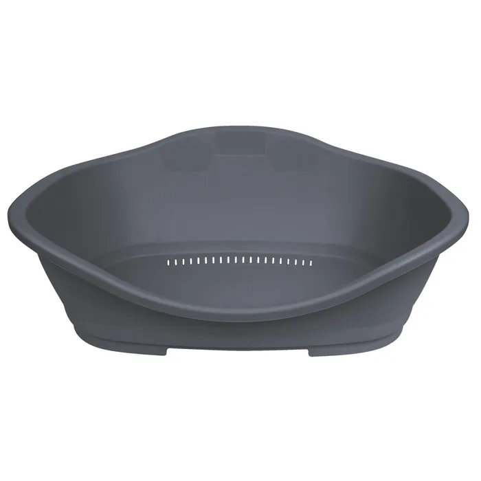 Główne zdjęcie produktu Plastový pelech Sleeper č. 2 s větráním 68 x 47 cm, tmavě šedý