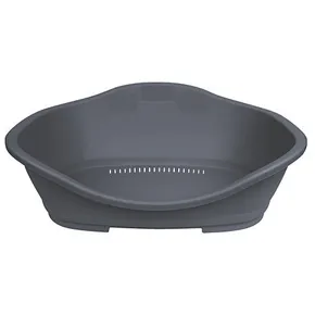 Łóżko plastikowe Sleeper nr 5 z wentylacją 96 x 66 cm, kolor ciemnoszary