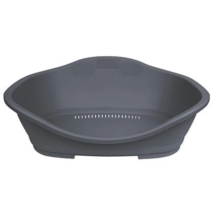 Główne zdjęcie produktu Plastový pelech Sleeper č. 5 s větráním 96 x 66 cm, tmavě šedý