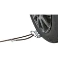 Płytka pod koło samochodu do mocowania smyczy, 12 x 31 cm