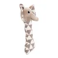 Płócienna kość z głową słonia, z dźwiękiem, 24 cm, krem/szary, HipHop