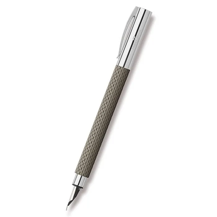 Główne zdjęcie produktu Plnicí pero Ambition OpArt Black Sand, M Faber-Castell 147050