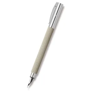 Pióro wieczne Ambition OpArt, M, White Sand Faber-Castell 149620