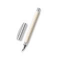 Pióro wieczne Faber-Castell Ambition Precious Resin Cinematic White - stalówka M