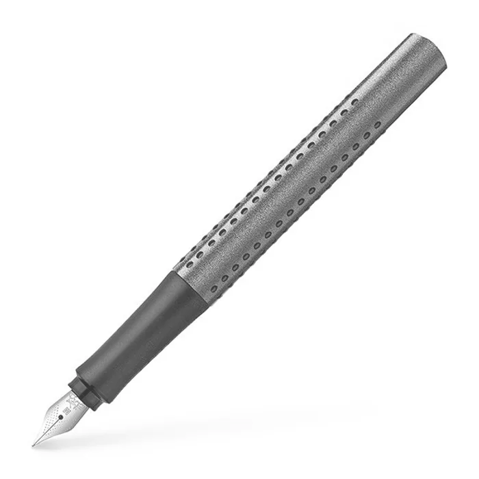 Główne zdjęcie produktu Plnicí pero Faber-Castell Grip Edition výběr barev, hrot M stříbrná
