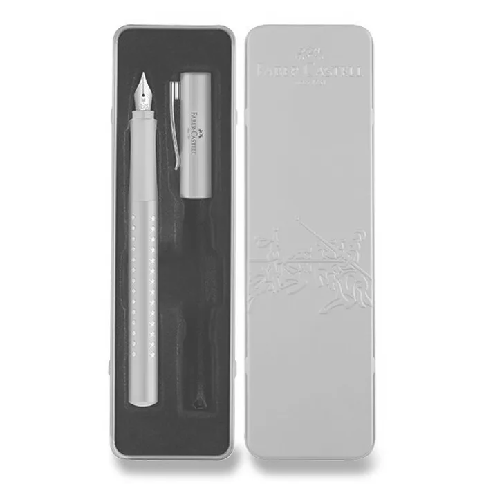 Główne zdjęcie produktu Plnicí pero Faber-Castell Sparkle hrot M, výběr barev růžová