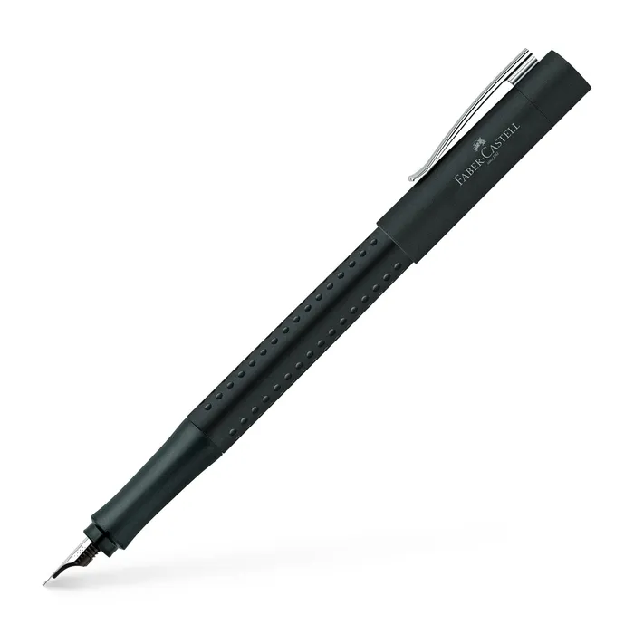 Główne zdjęcie produktu Plnicí pero Grip 2011, F, černá Faber-Castell 140908