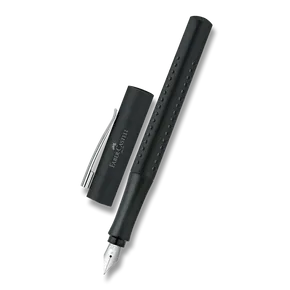 Pióro wieczne Grip 2011, F, czarne Faber-Castell 140908
