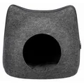 Następne zdjęcie produktu Filcowa jaskinia KOT 38 x 35 x 37 cm ciemnoszara