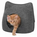 Następne zdjęcie produktu Filcowa jaskinia KOT 38 x 35 x 37 cm ciemnoszara