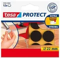 Następne zdjęcie produktu Filcowe podkładki samoprzylepne „Protect 57893”, brązowe, 22 mm, TESA