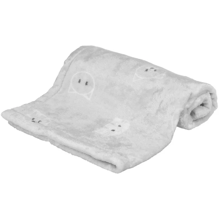 Główne zdjęcie produktu Plyšová deka MIMI, 70 x 50 cm, motiv kočičí hlavy, lila - LIMITOVANÁ NABÍDKA