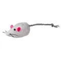 Następne zdjęcie produktu Pluszowa mysz z dzwonkiem, 5 cm (2 szt.), biało-szara