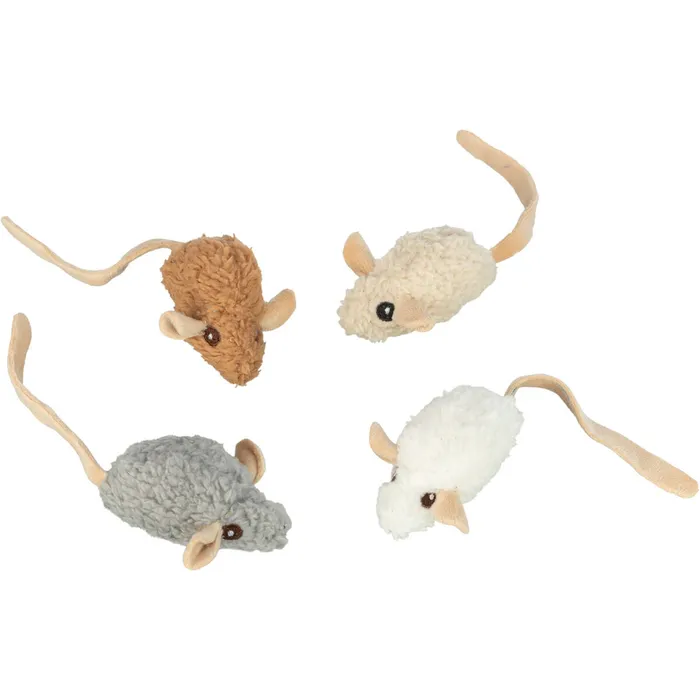 Główne zdjęcie produktu Plyšová myška s catnipem, 18 cm, různé barvy