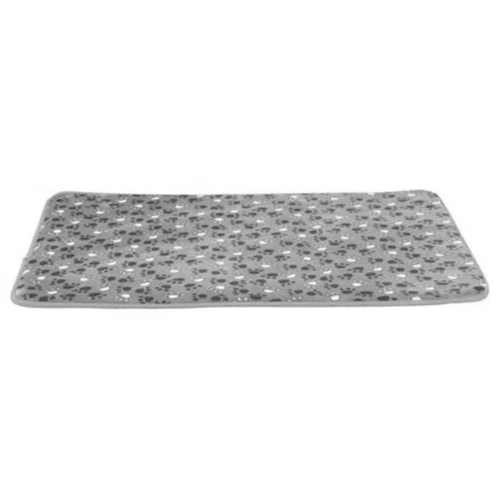 Główne zdjęcie produktu Plyšová podložka TAMMY, modrá s packami 70 x 50cm