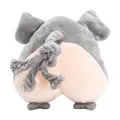 Następne zdjęcie produktu Pluszowy słoń 2D z dźwiękiem, lina bawełniana, 16 cm, szary, HipHop