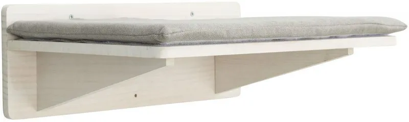 Główne zdjęcie produktu Podesta s polštářem, prvek na stěnu, 50 x 17,5 x 36,5 cm, bílá