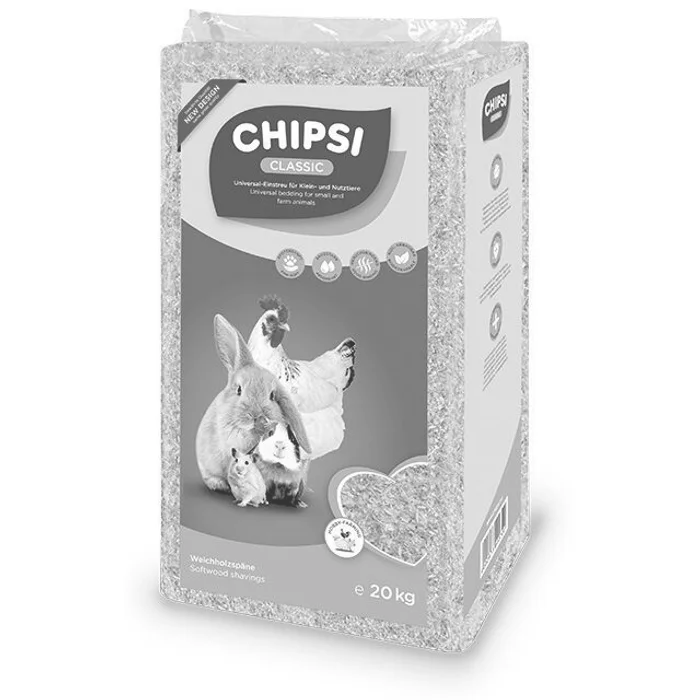Główne zdjęcie produktu Podestýlka CHIPSI CLASSIC / TIERWOHL CLASSIC 20 kg (400 l)