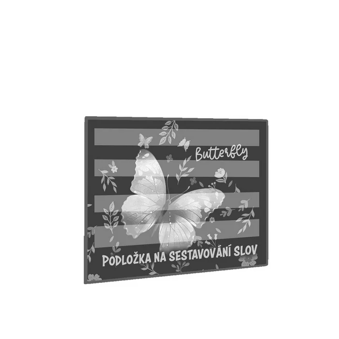 Główne zdjęcie produktu Podložka na sestavování slov Motýl 2
