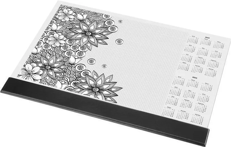 Główne zdjęcie produktu Podložka na stůl "Flowers", A3, 410x286 mm, s omalovánkou, PANTA PLAST