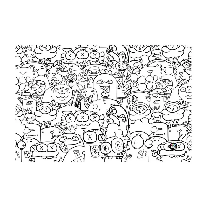 Główne zdjęcie produktu Podložka na stůl PP 60x40cm Monsters