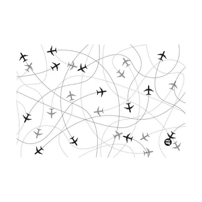 Główne zdjęcie produktu Podložka na stůl PP 60x40cm Planes