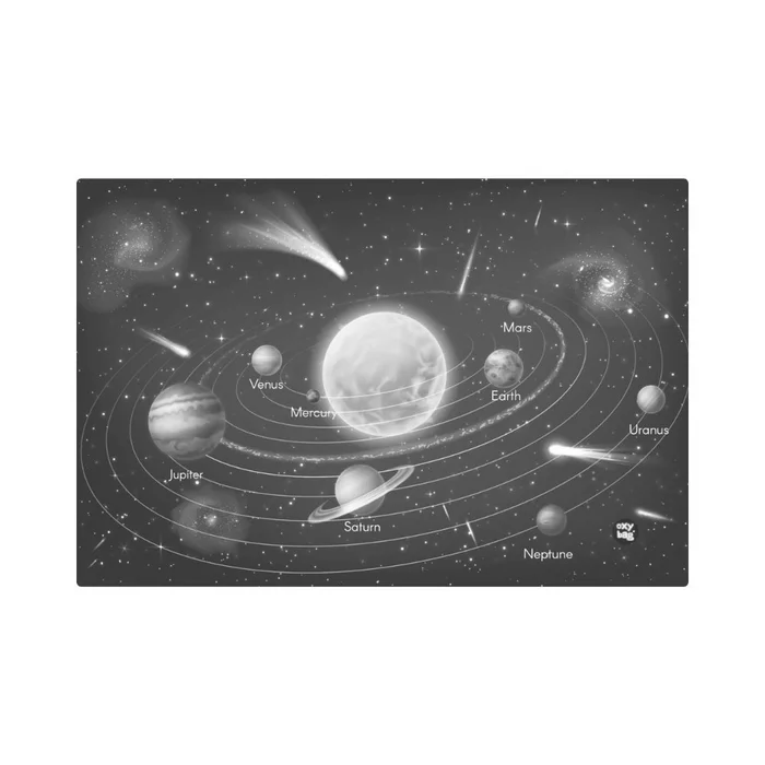 Główne zdjęcie produktu Podložka na stůl PP 60x40cm Planets