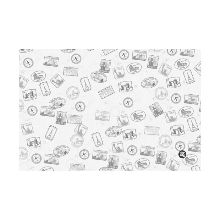 Główne zdjęcie produktu Podložka na stůl PP 60x40cm Stamps