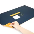 Następne zdjęcie produktu Podkładka na stół SAX Design 90 × 45 cm – dwustronna podkładka z poliuretanu niebieska / żółta