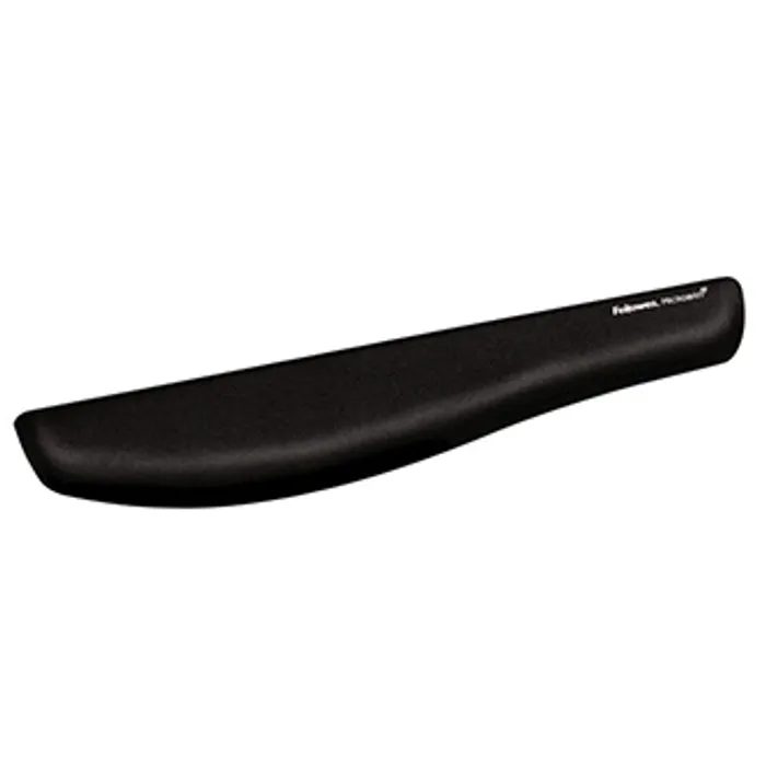 Główne zdjęcie produktu Podložka pod klávesnici Fellowes PlushTouch, ergonomická, pěnová, černá, 47.5x6.2 cm, 1.5