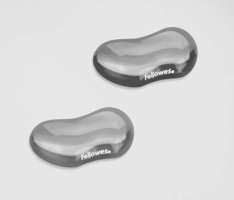 Główne zdjęcie produktu Podložka pod zápěstí CRYSTAL, ergonomická, gelová, modrá, Fellowes