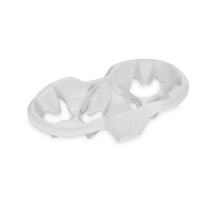 Główne zdjęcie produktu Podnos na 2 kelímky 21 x 11 cm [30 ks]