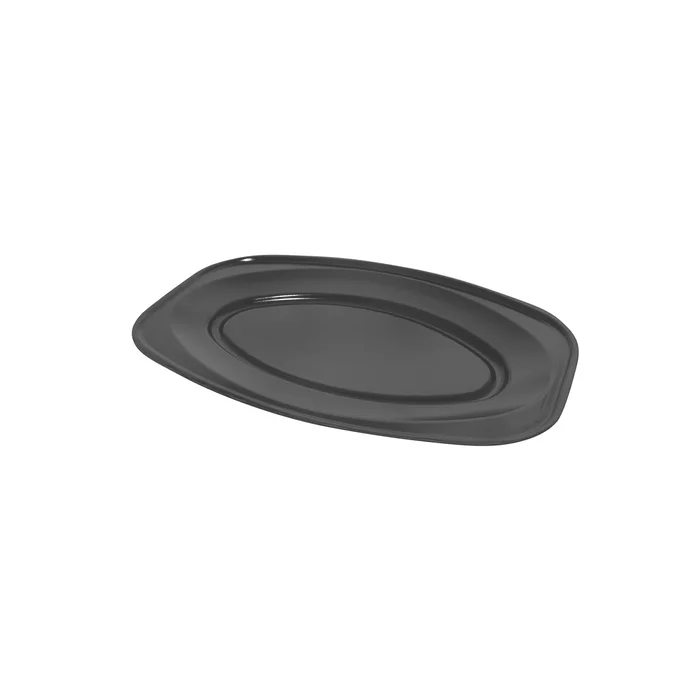 Główne zdjęcie produktu Podnos oválný černý 35 x 24,7 cm (EPS) [10 ks] - pěnový