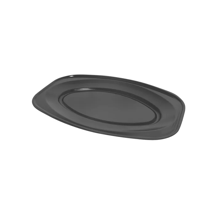 Główne zdjęcie produktu Podnos oválný černý 45 x 30,5 cm (EPS) [10 ks] - pěnový
