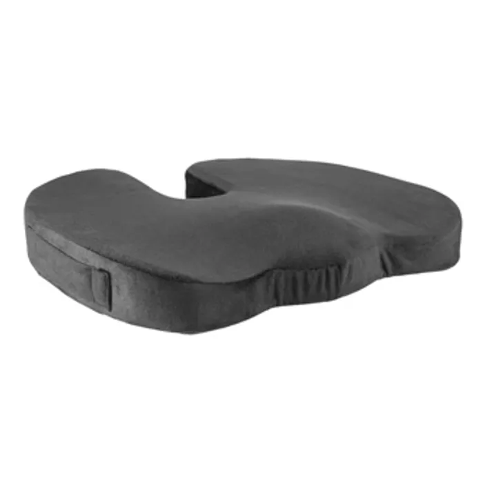 Główne zdjęcie produktu Podsedák, pod hýždě, ergonomický, černý, paměťová pěna, Powerton