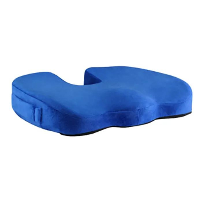 Główne zdjęcie produktu Podsedák, pod hýždě, ergonomický, modrý, paměťová pěna, Powerton