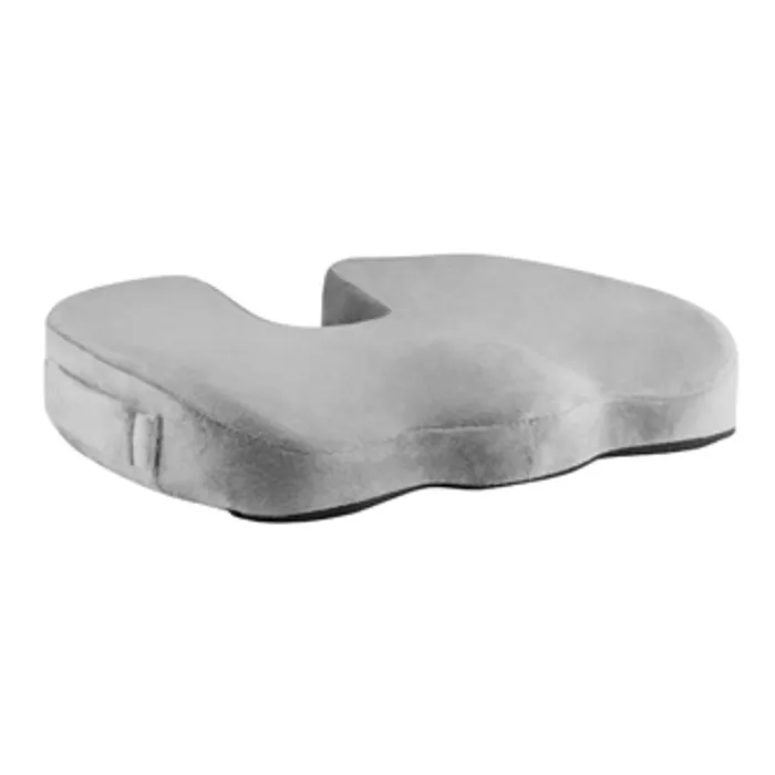 Główne zdjęcie produktu Podsedák, pod hýždě, ergonomický, šedý, paměťová pěna, Powerton
