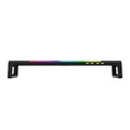 Następne zdjęcie produktu Podstavec pod monitor, DZ-01, 4x USB Hub 2.0, černý, plast, 20 kg nosnost, Marvo, Rainbow