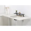 Następne zdjęcie produktu Podstawa pod monitor, mocowana do blatu biurka, czarny, metal / płyta mdf, 20 kg nośność, Powerton, ergo