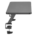 Następne zdjęcie produktu Podstawa pod monitor, mocowana do blatu biurka, czarny, metal / płyta mdf, 20 kg nośność, Powerton, ergo
