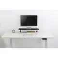 Następne zdjęcie produktu Podstawa pod monitor, mocowana do blatu biurka, czarny, metal / płyta mdf, 20 kg nośność, Powerton, ergo