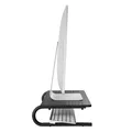 Następne zdjęcie produktu Podstawa pod monitor, miejsce na klawiaturę, czarny, metal/ tworzywo, 20 kg nośność, Powerton, ergo