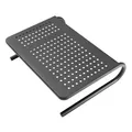 Następne zdjęcie produktu Podstawa pod monitor, miejsce na klawiaturę, czarny, metal/ tworzywo, 20 kg nośność, Powerton, ergo
