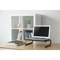 Następne zdjęcie produktu Podstawa pod monitor, miejsce na klawiaturę, czarny, metal/ tworzywo, 20 kg nośność, Powerton, ergo