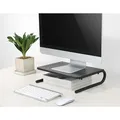 Następne zdjęcie produktu Podstawa pod monitor, miejsce na klawiaturę, czarny, metal/ tworzywo, 20 kg nośność, Powerton, ergo