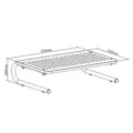 Następne zdjęcie produktu Podstawa pod monitor, miejsce na klawiaturę, czarny, metal/ tworzywo, 20 kg nośność, Powerton, ergo
